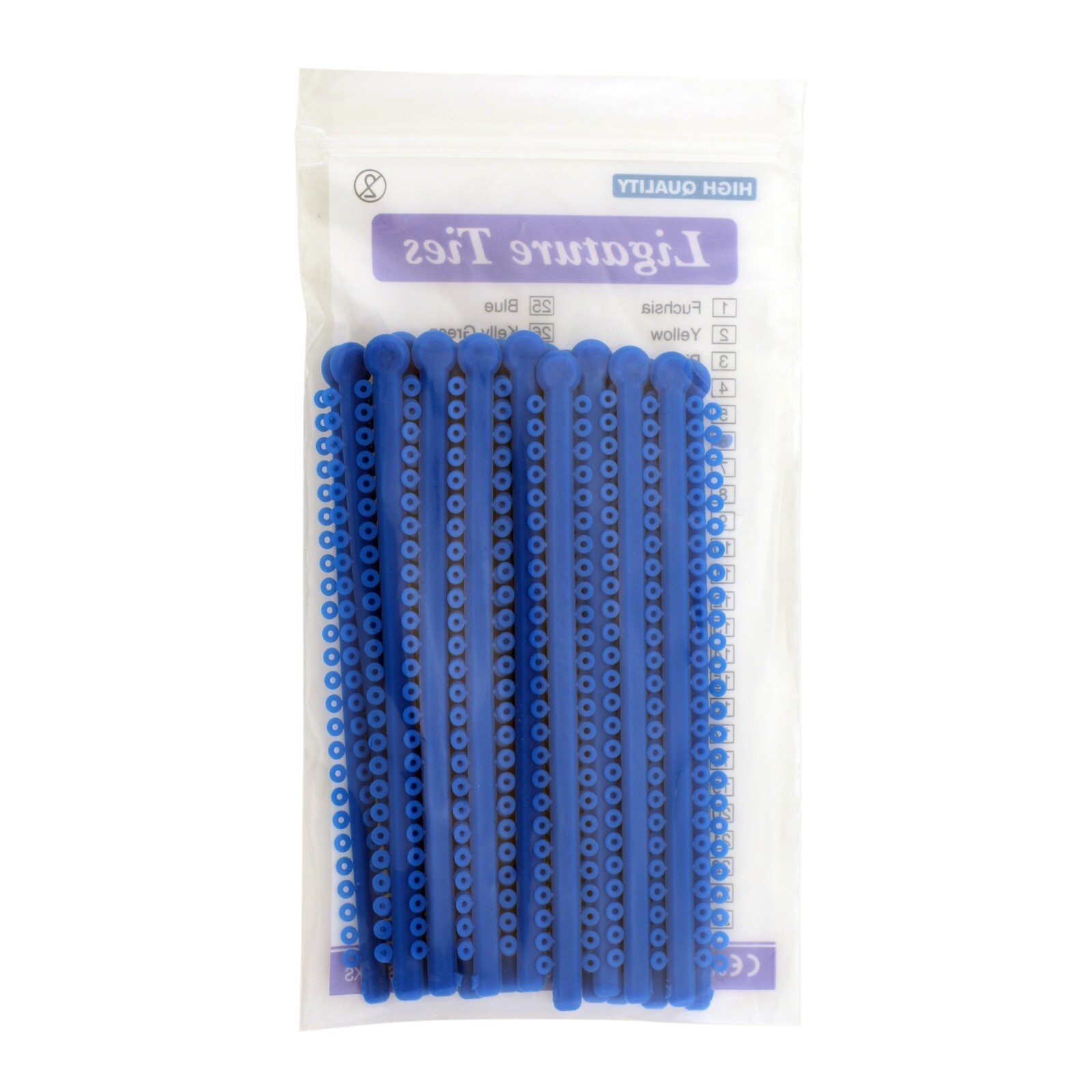 1000pcs Dental Ligature Ties Braces Rubber Bands Orthodontic Elastic 11 Colors