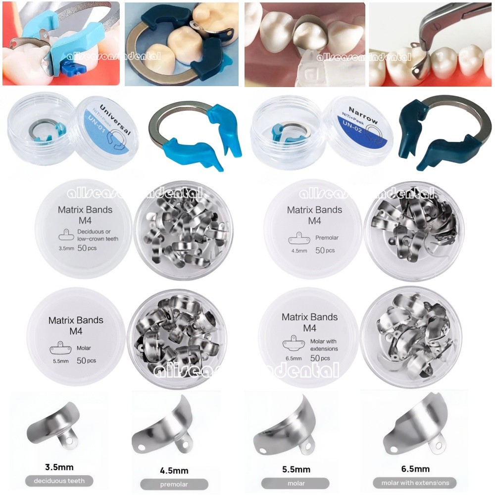Dental Fit Garrison Palodent System Matrix Bands Ring Sectional Matrice Clamp