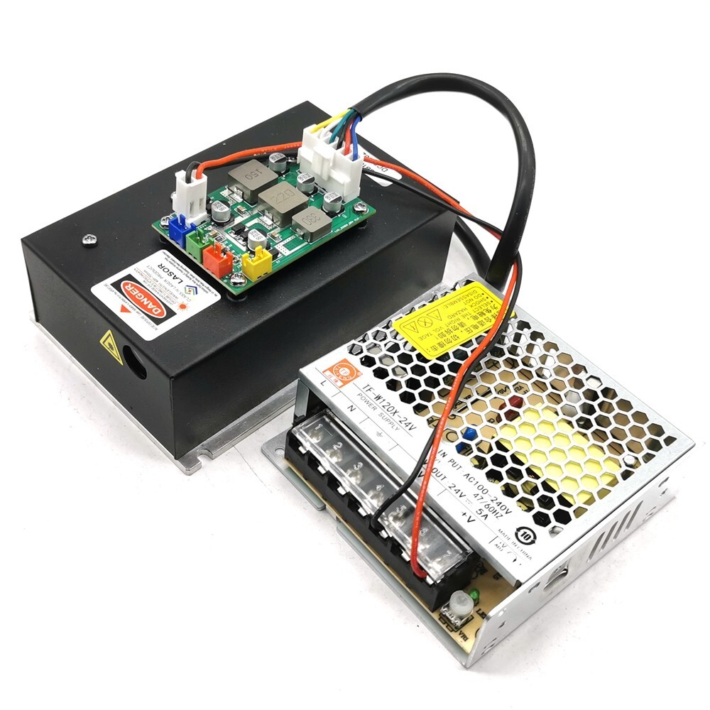 RGB 10W Full Color Stage Lights Laser Module W/ DC 24V Power Supply Analog