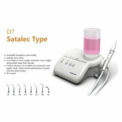 Original Woodpecker Dental Ultrasonic Scaler Piezo DTE D7 + 2 Bottles + 8 Tips