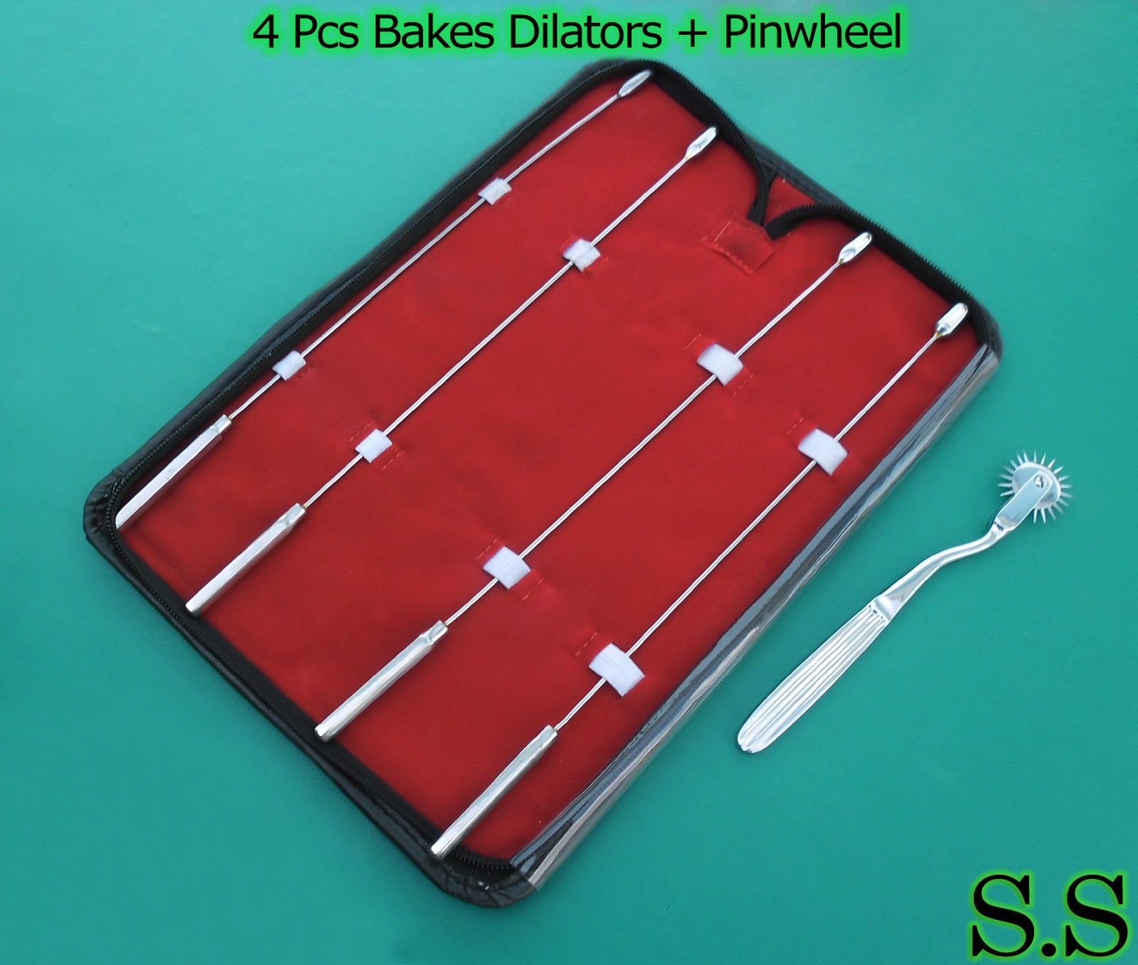 Bakes Rosebud Urethral Sounds Kit – 2mm, 3mm, 4mm , 5mm PINWHEEL DS=1541