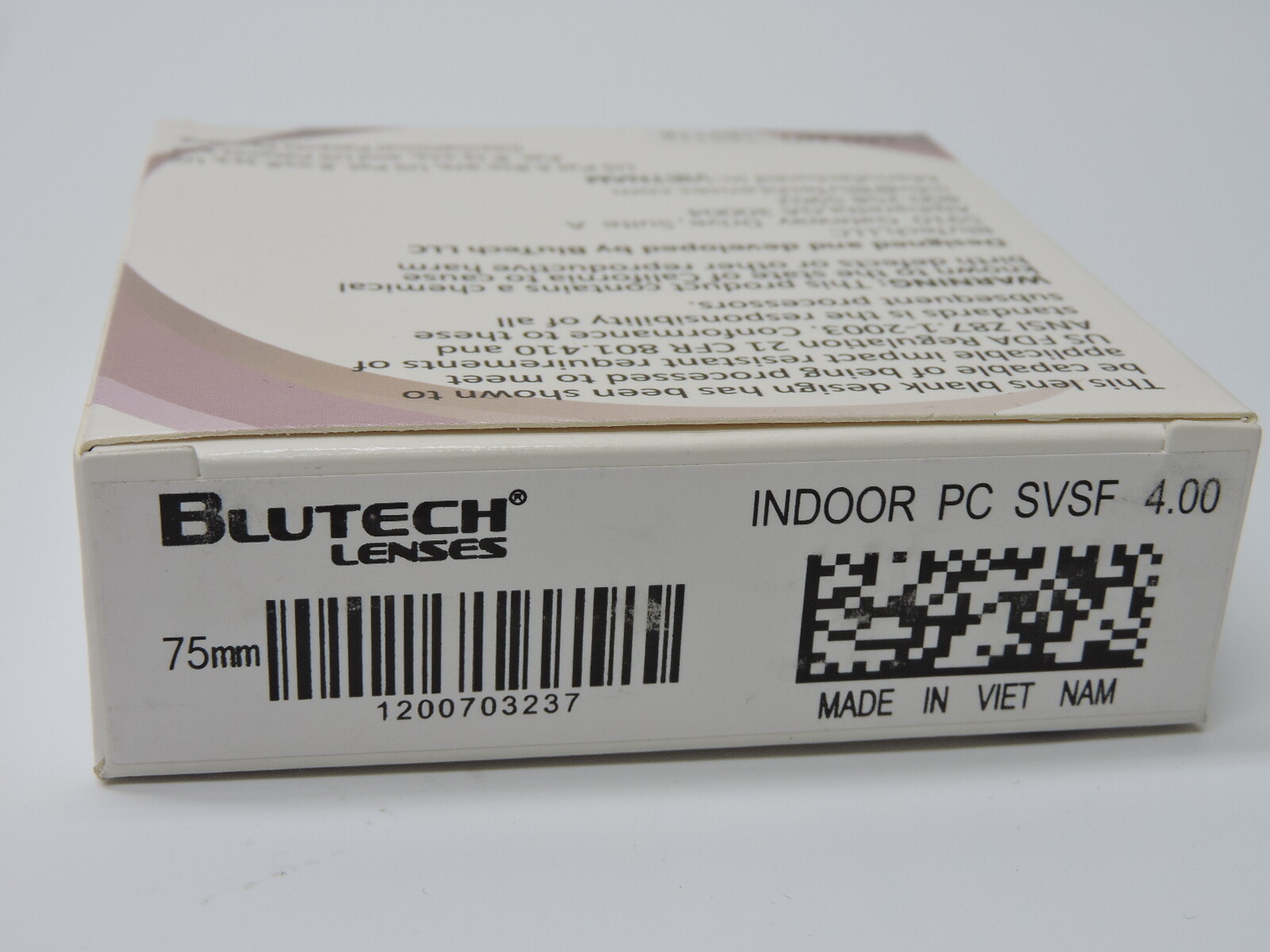 (40) BluTech Indoor PC SVSF 2.00 75mm Optical Lenses – Hard Coat, ULTRA, Semi-Fi