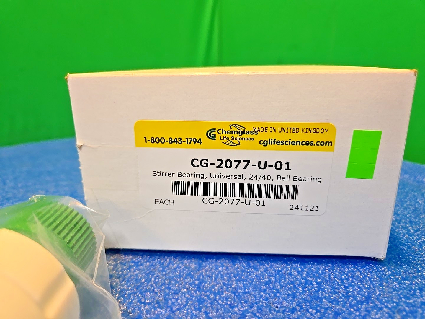 Chemglass CG-2077-u-01 Stirrer Bearing, PTFE, 24/40; Ball BEARING CG2077U01