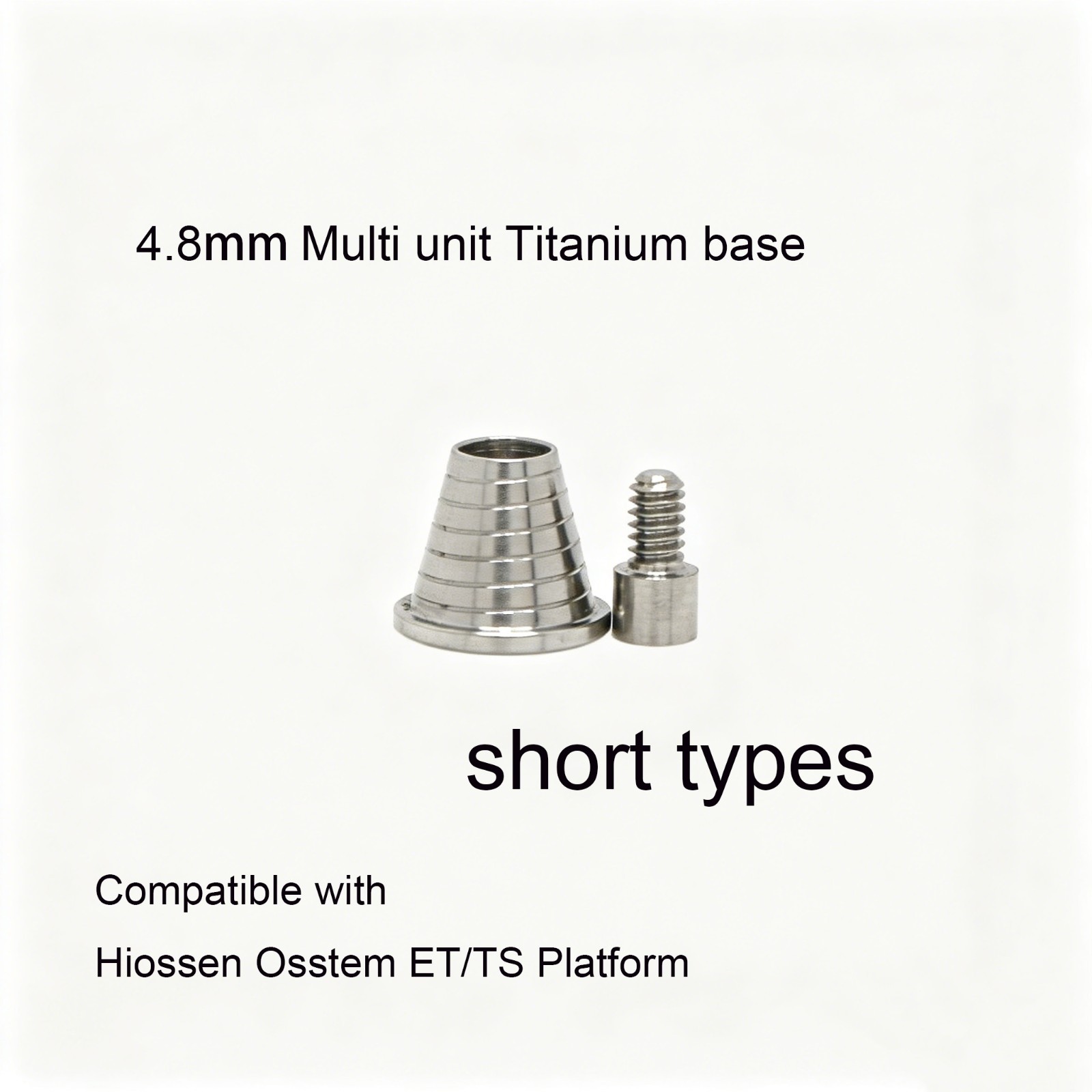 Dental Multi unit Titanium base fits Hiossen Osstem TS Platform long short types