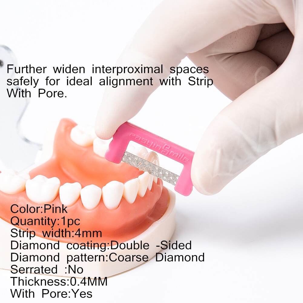 Dental IPR Strip Orthodontic Interproximal Reduction Strip Enamel Kit Reuse 10Pc