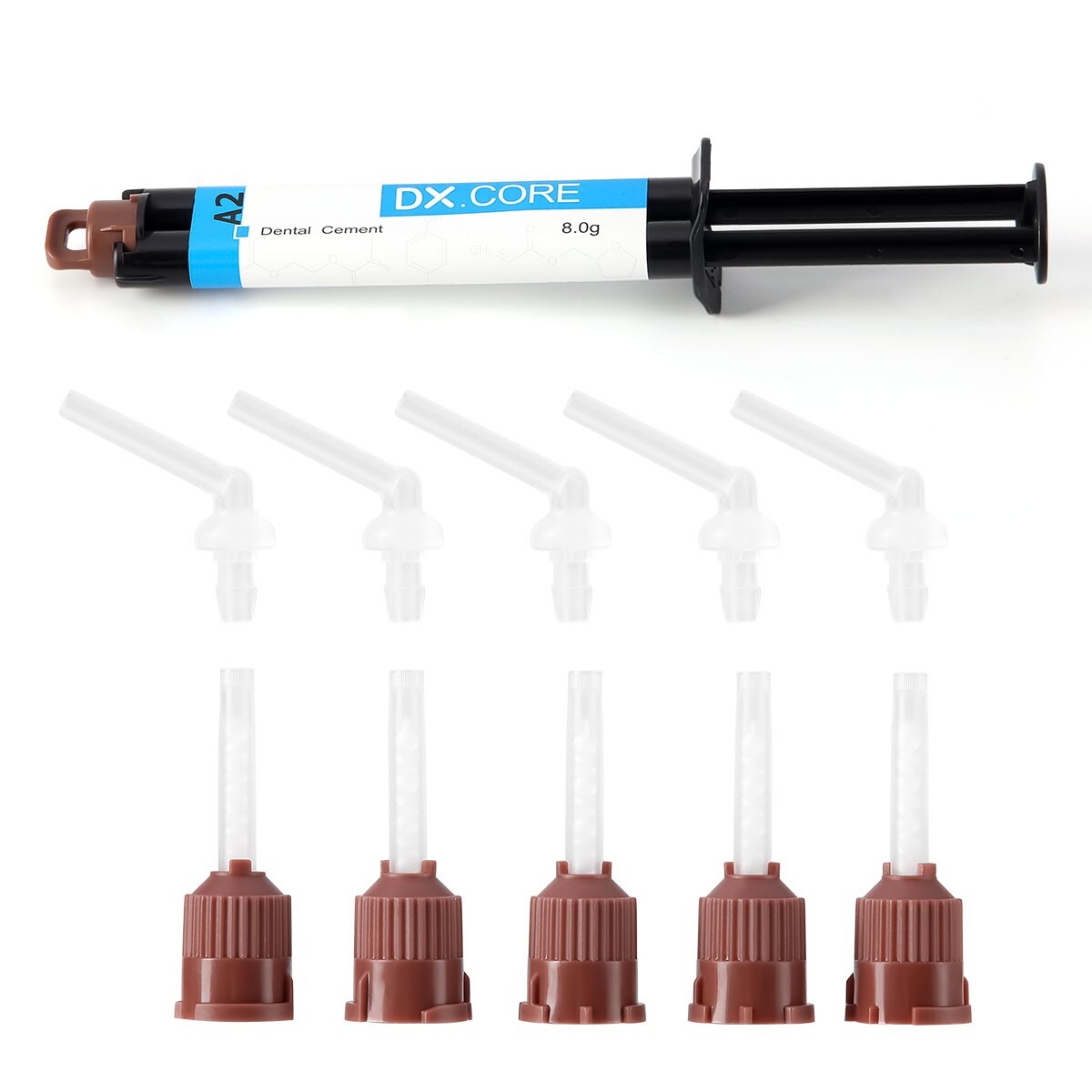 Dental Dual Cure Flowable Composite Resin Refill Core Build Up A2 &A3 Teeth Endo