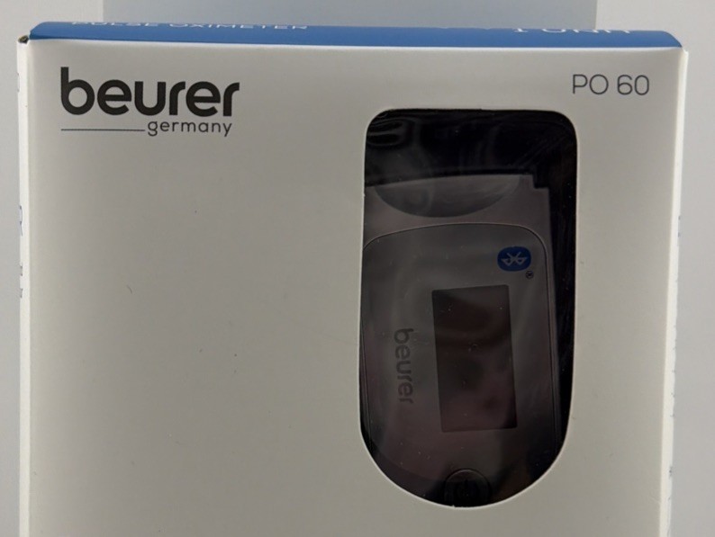 Beurer PO60 Bluetooth Pulse Oximeter Fingertip Oxygen Monitor NIB.
