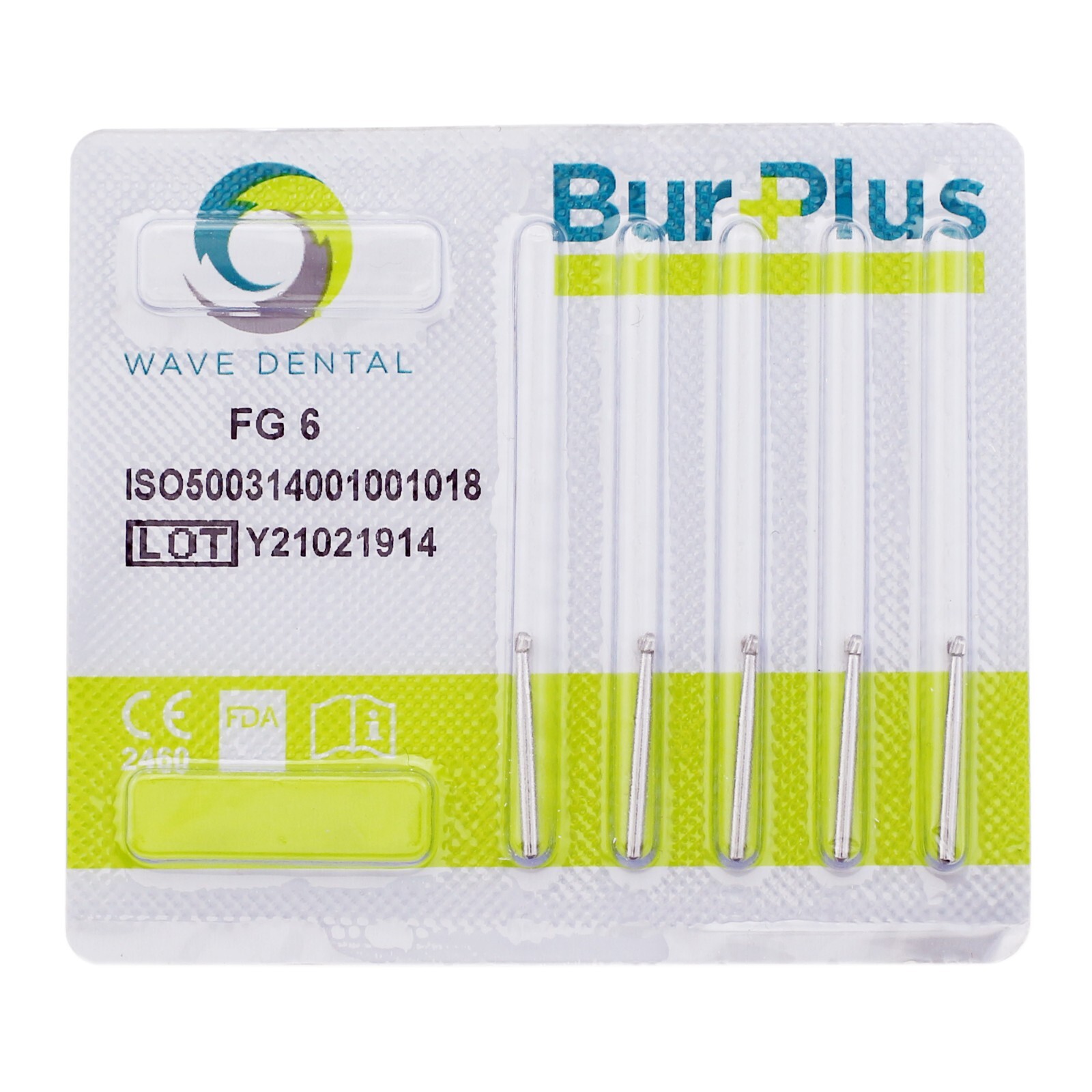 Wave Dental Carbide Bur FG #1/4 1/2 2 4 6 8 Round Ball High Speed Friction Grip