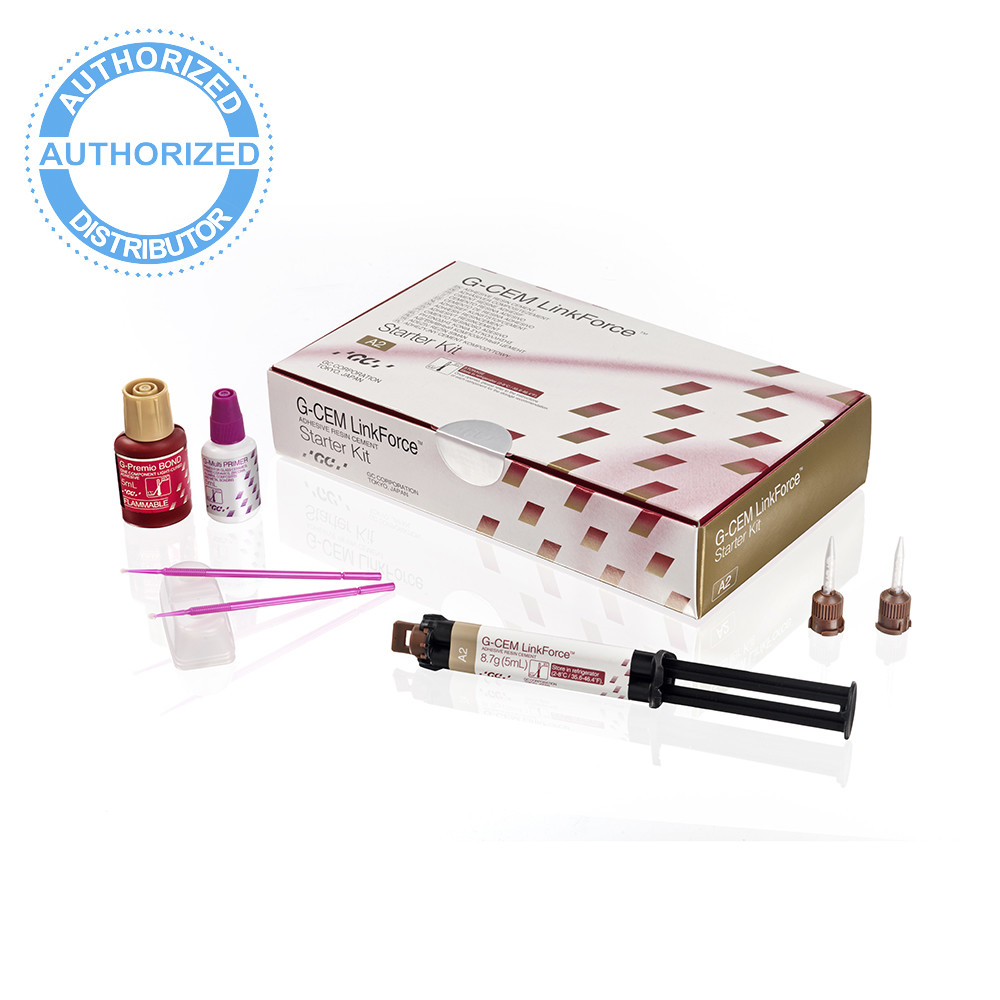 GC G-CEM LinkForce Dual Cure Adhesive Resin Cement Starter Kit A2 / Translucent