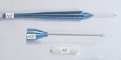 Titanium 20 Gauge Vitrectomy Plen Forceps Length 140 mm Round 6 mm Ophthalmic