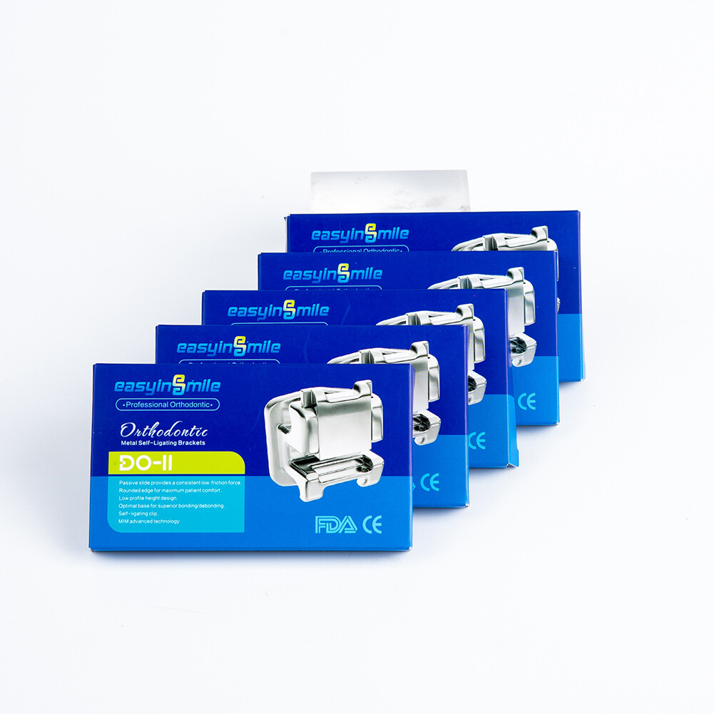 Dental Orthodontic Self-ligating Brackets metal ROTH/MBT 022” Passive Braces US