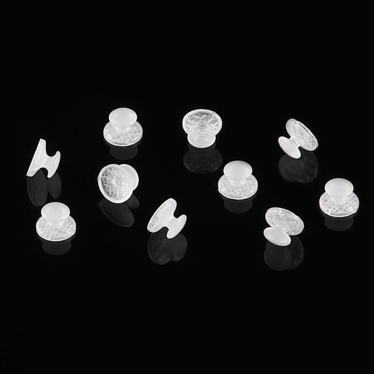 10 Pcs/Pack Dental Orthodontic Composite Ceramic Clear Lingual Button Bondable