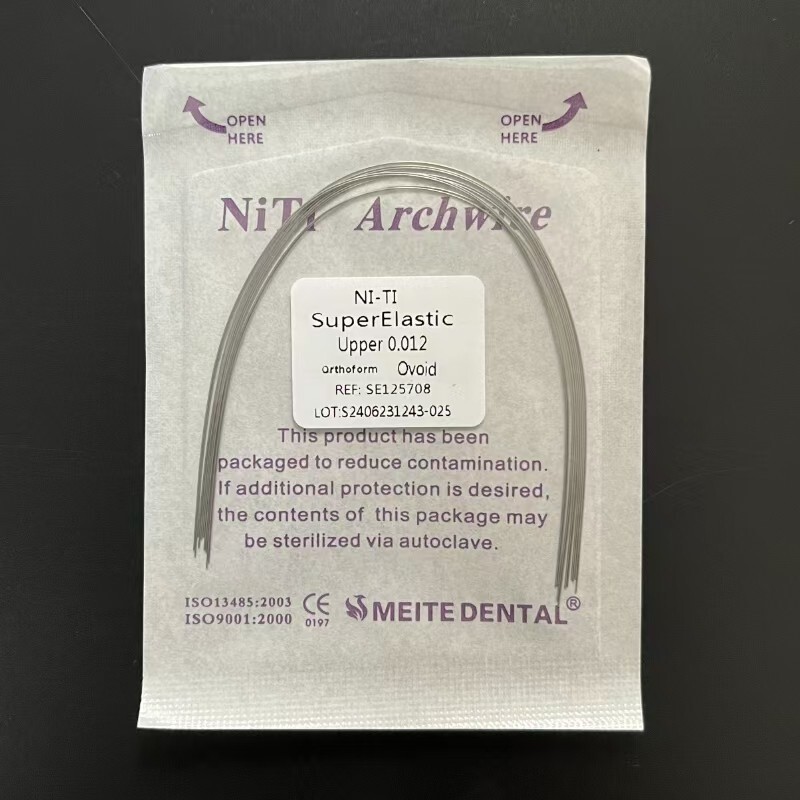 30Packs Dental Orthodontic Super Elastic Wire Niti Round Arch Wires Ovoid Form