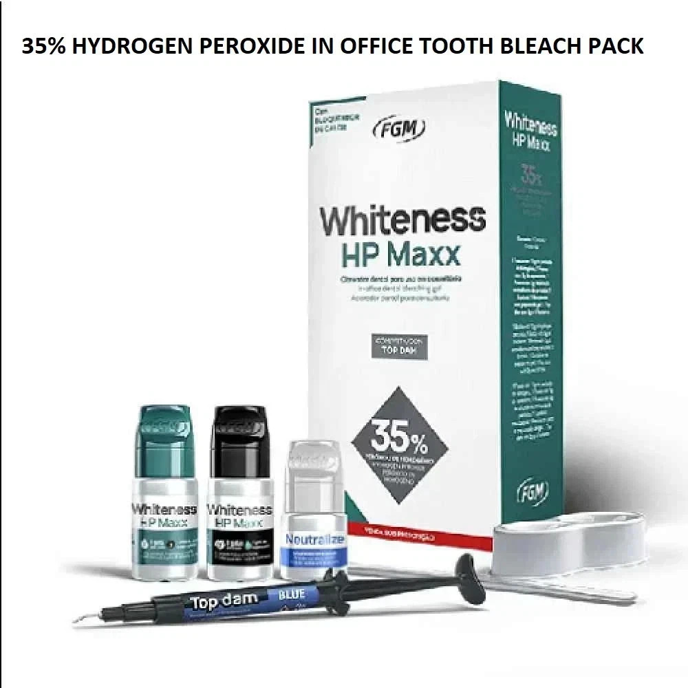 Dental Whiteness HP MAXX in Office Bleaching Gel Pack fast shipping (free ship)