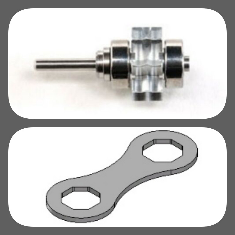 [NSK TiMAX NL 9000 M•SM•KM•WM•BM] NSK X500/X500 . Cap wrench included
