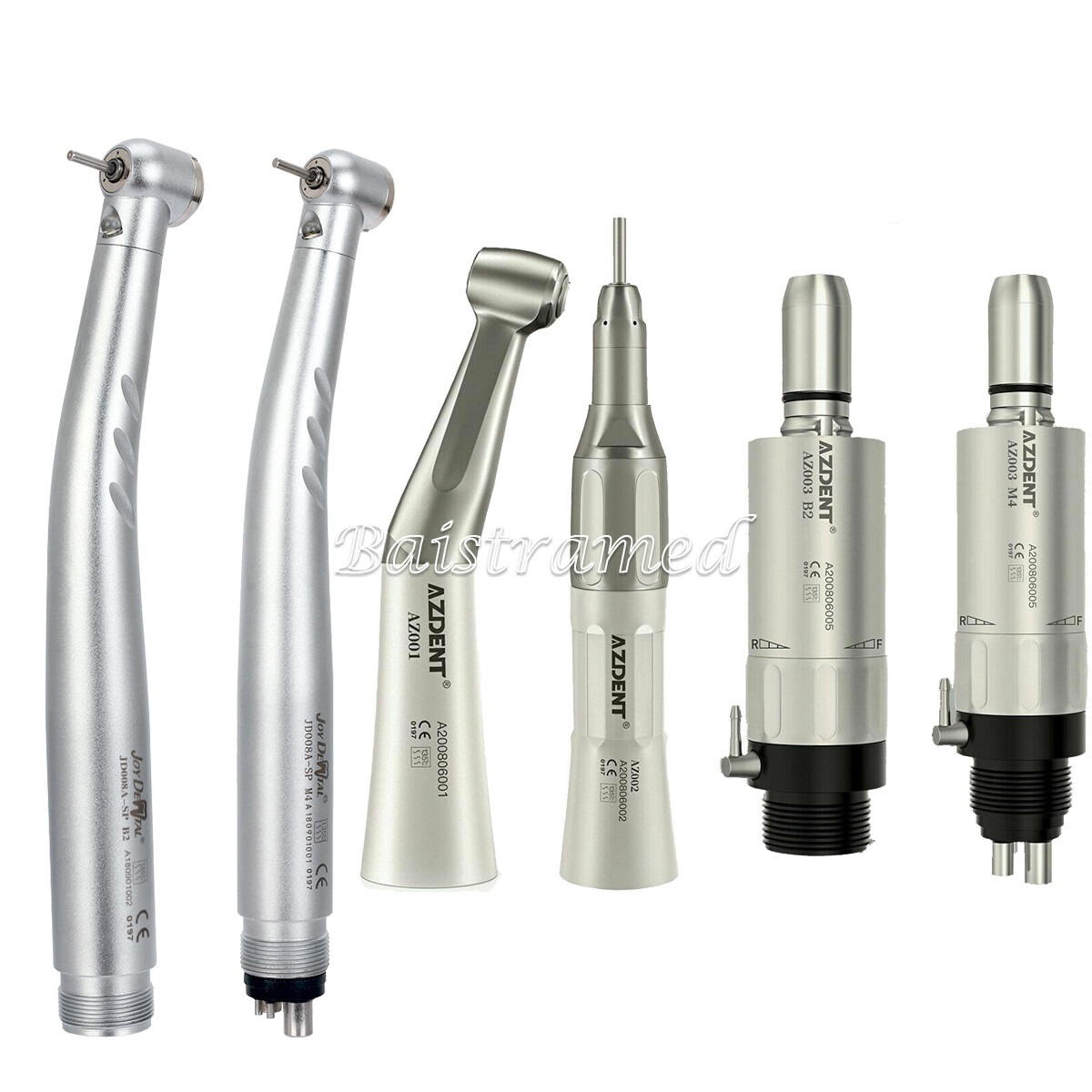 NSK Pana Max Style Dental LED High Low Speed Handpiece Kit Contra Angle 2/4Hole