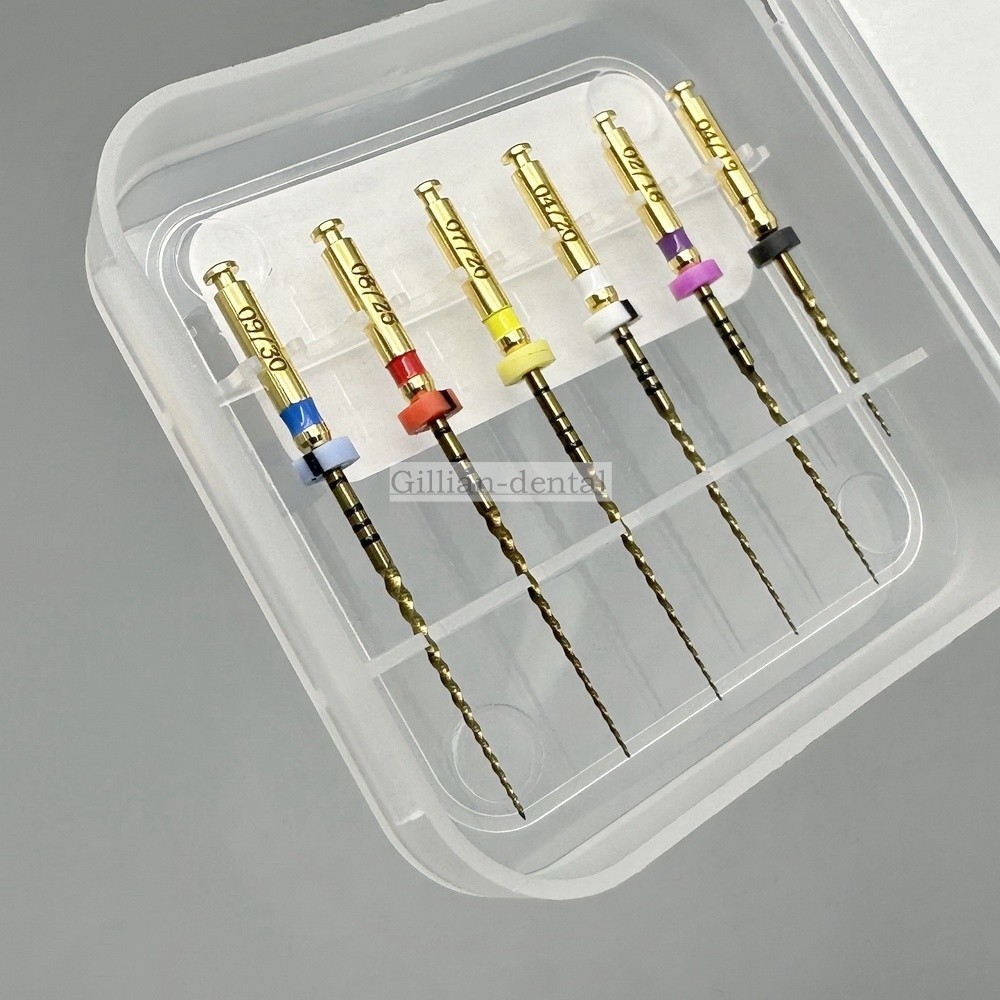 6pcs Dental Endodontic Rotary Files Endo Root Canal File SX-F3 21/25/28/31mm