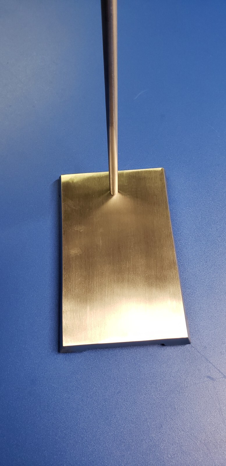 Stainless Steel Rectangular Retort Base & Rod Set Support Stand 5×8 Inch Base