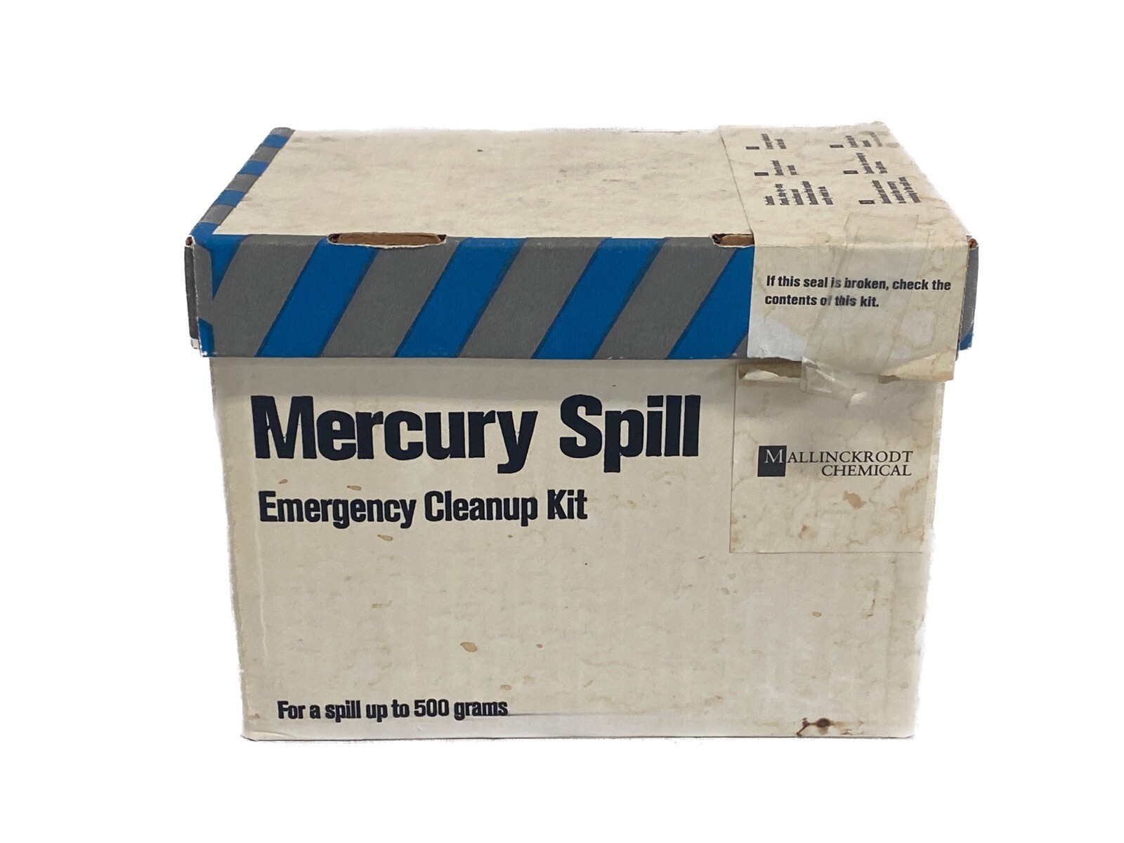MALLINCKRODT Emergency Mercury Cleanup Kit – Glove Collector Absorbent Spatulas