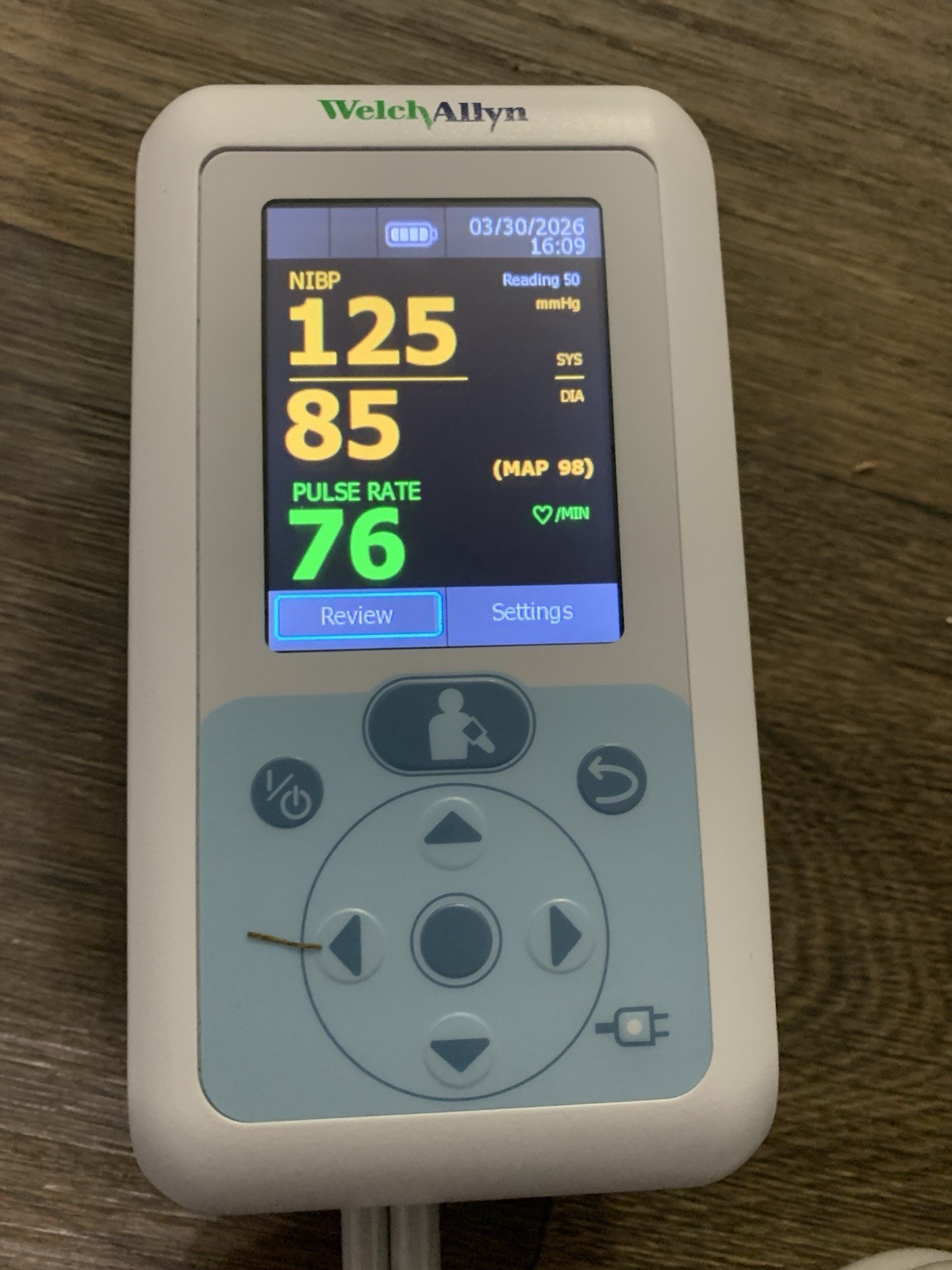 Welch Allyn Pro BP 3400 Digital portable Blood Pressure Monitor-Biomed Certified