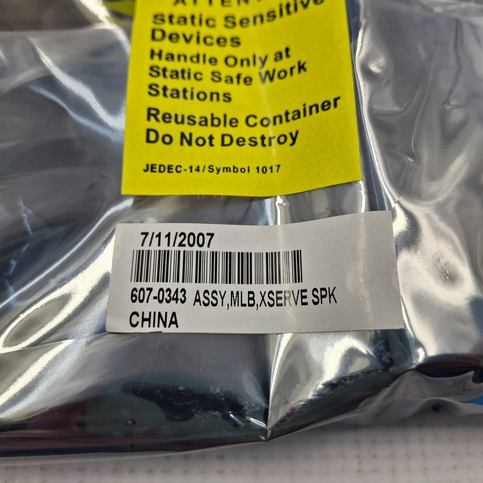 Apple Main Logic Board Intel-based Xserve Model: 607-0343