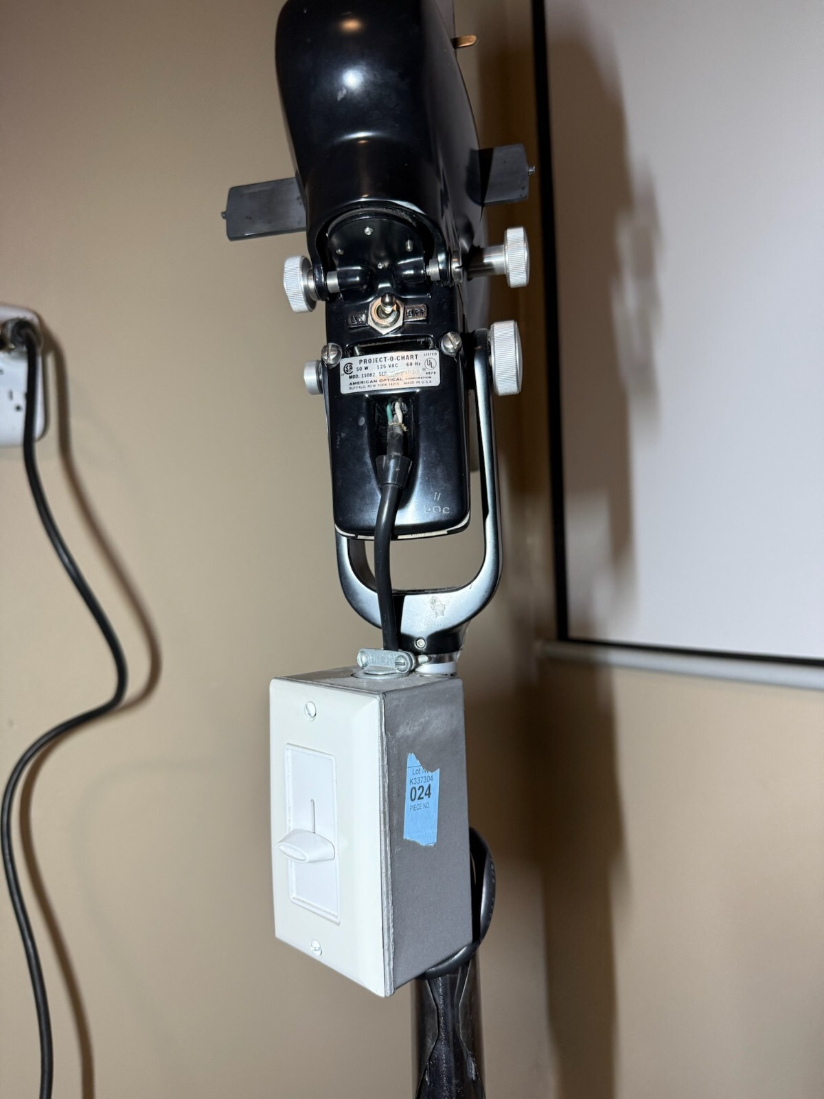 Lot of 4 Chart Projectors – Marco, American Optical, Unbranded – Tested. READ