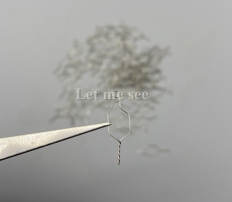 Dental Orthodontic Wire Preformed Kobayashi Ligature Ties Long Short Twist Wires