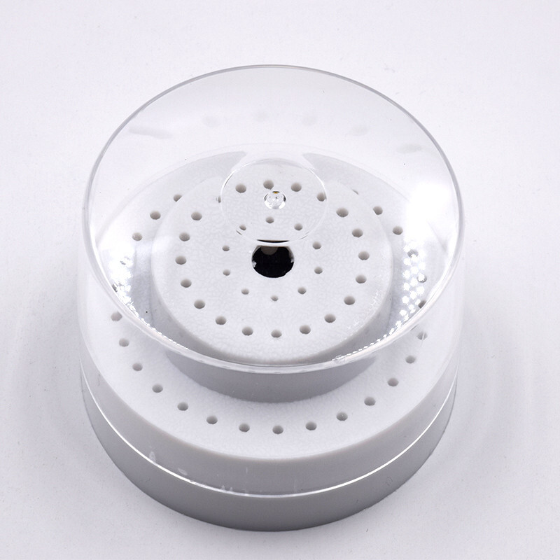 Dental Plastic Holder Burs Round White/Yellow/Blue 60 Holes High&Low Speed Block