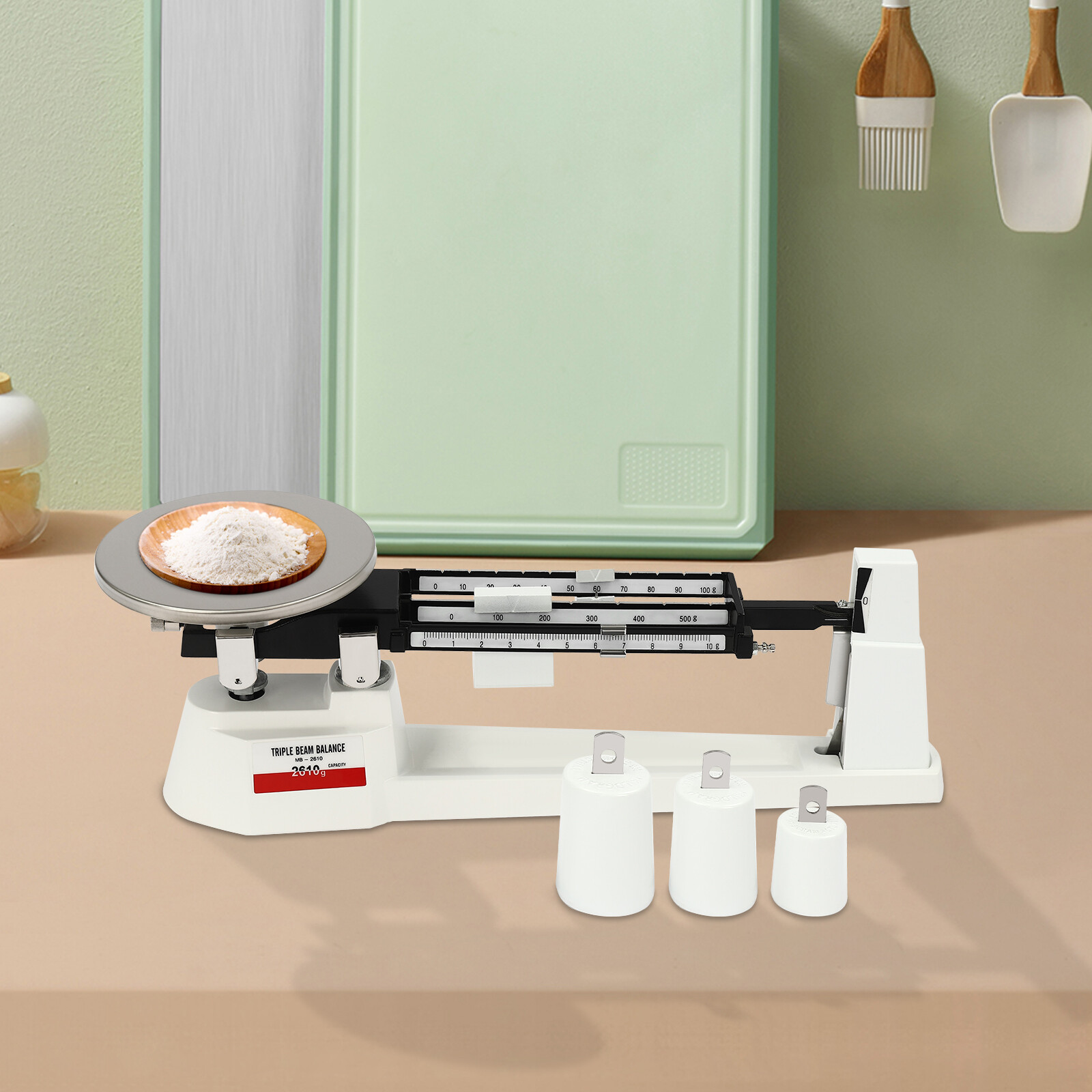 2610g/5.75lbs Mechanical Triple Beam Scale ‎Indoor Balance Scale Lab Scale