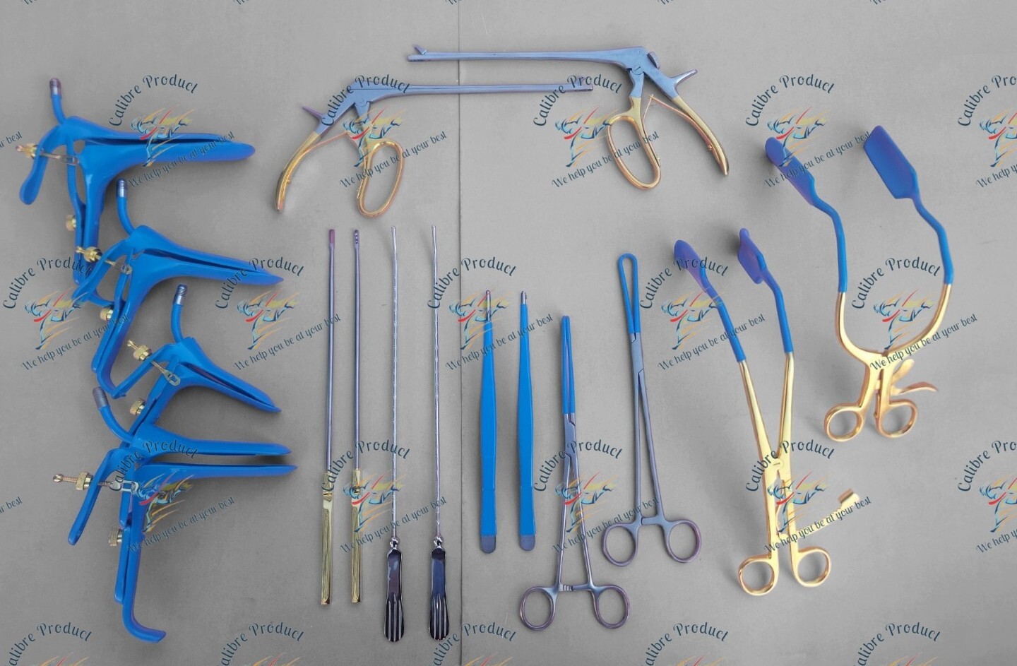 Obstetrics & Gynecology Set Speculum ,Forceps, Leep Retractors,Kevorkian Curette