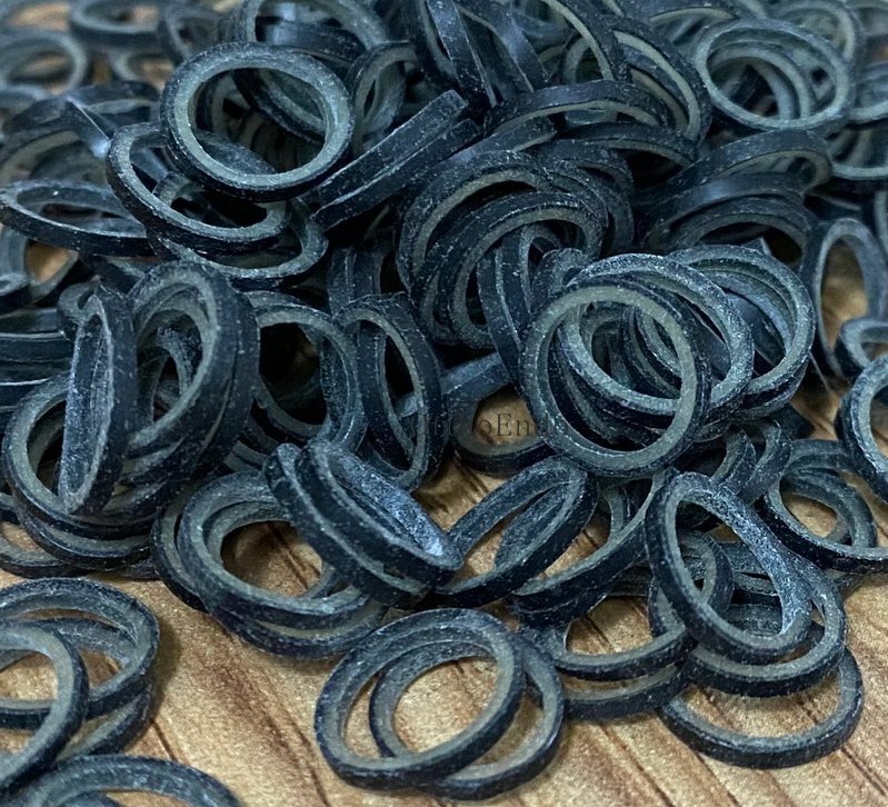 Dental 2.5/3.5/4.5/6.5oz Orthodontic Rubber Bands Elastics Ligature Ties Black