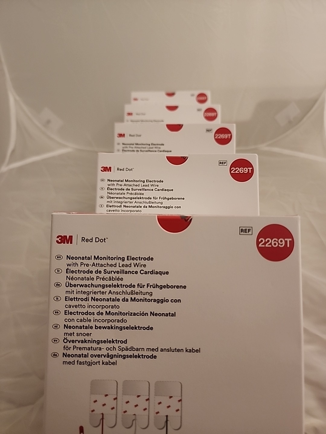 5 Boxes (10 Sets Of 3 Per Box) 3M 2269T Electrodes FREE SHIPPING