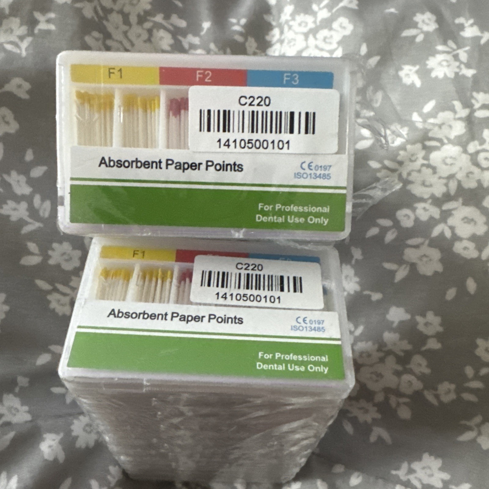 Dental Endo F1 F2 F3 Absorbent Paper Points For Dental Root Endodontics
