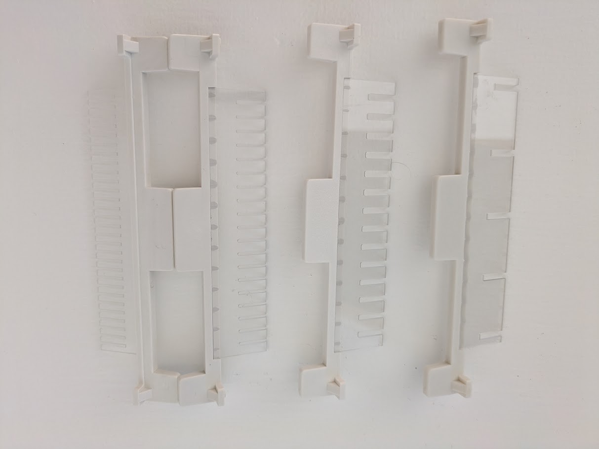 Bio-Rad Sub Cell GT 4 Comb Set with 2x UV Transparent Gel Trays