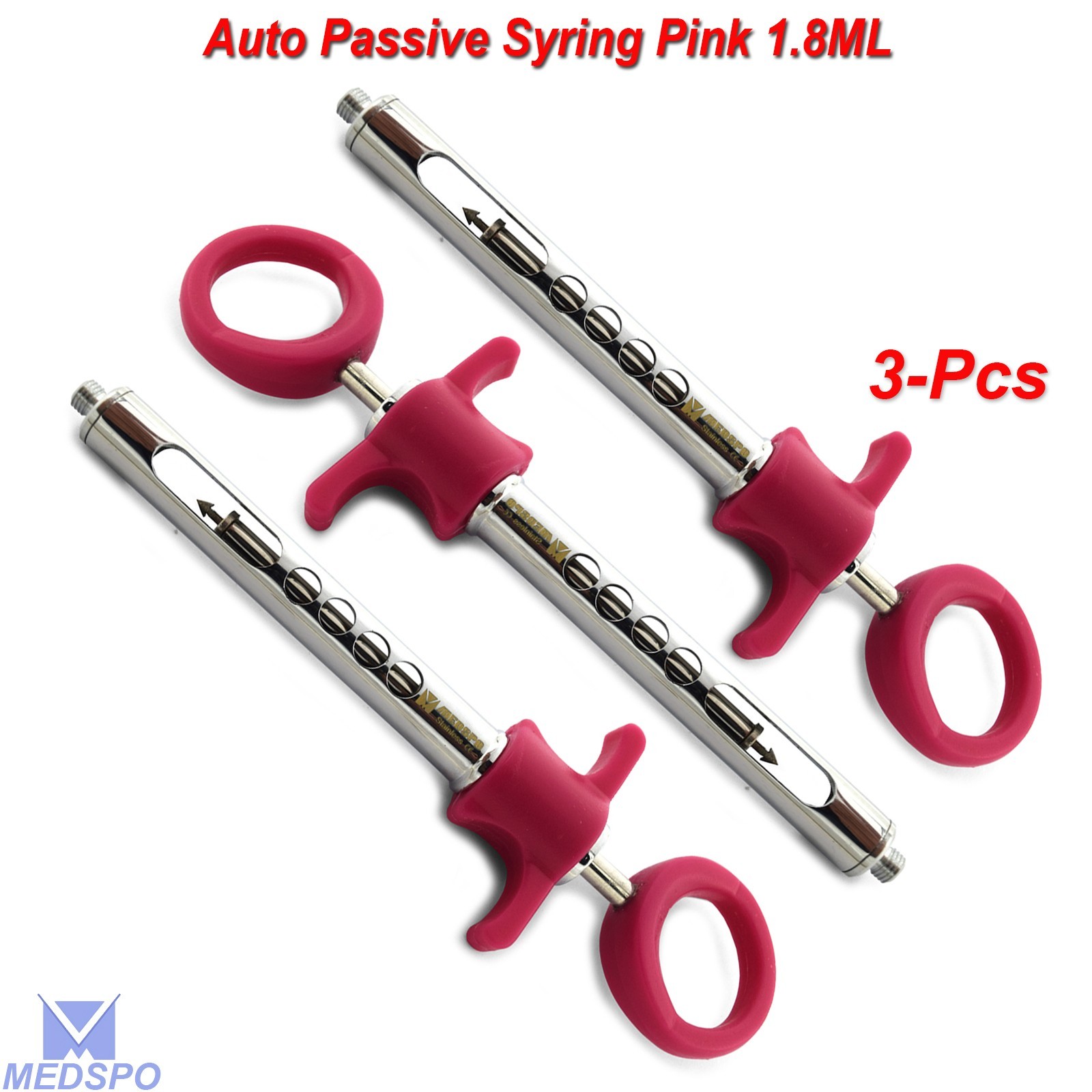 Anesthetic Syringe Injection Self-Aspirating 1.8ml Dental Dentist Instruments