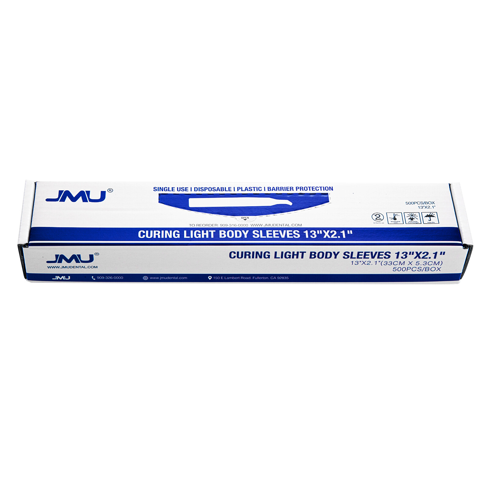 2500/5Boxes Dental Curing Light Body Sleeve Soft Disposable Durable PE 13″x2.1″