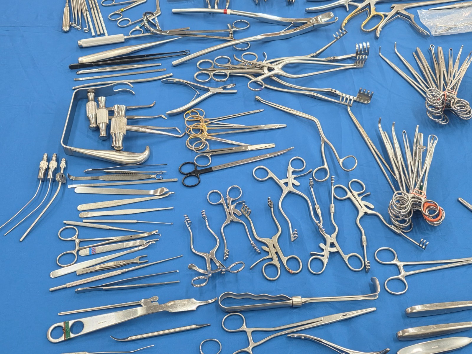 200-piece German Unbranded Surgical Instrument Medical Stainless Steel Tool Lot
