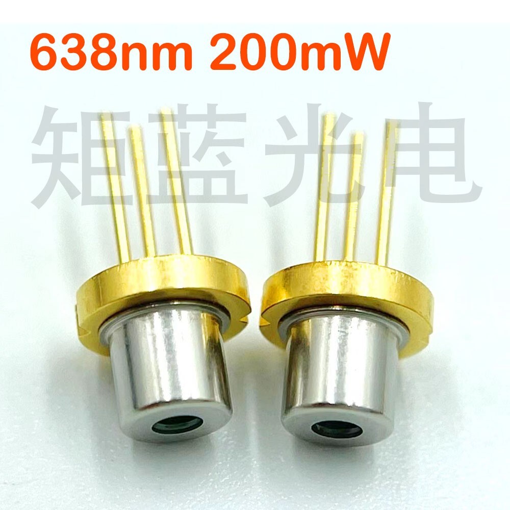 Ushio HL63392DG TO18-5.6mm Red 638nm 200mW Laser Diode with PD (Single Mode)
