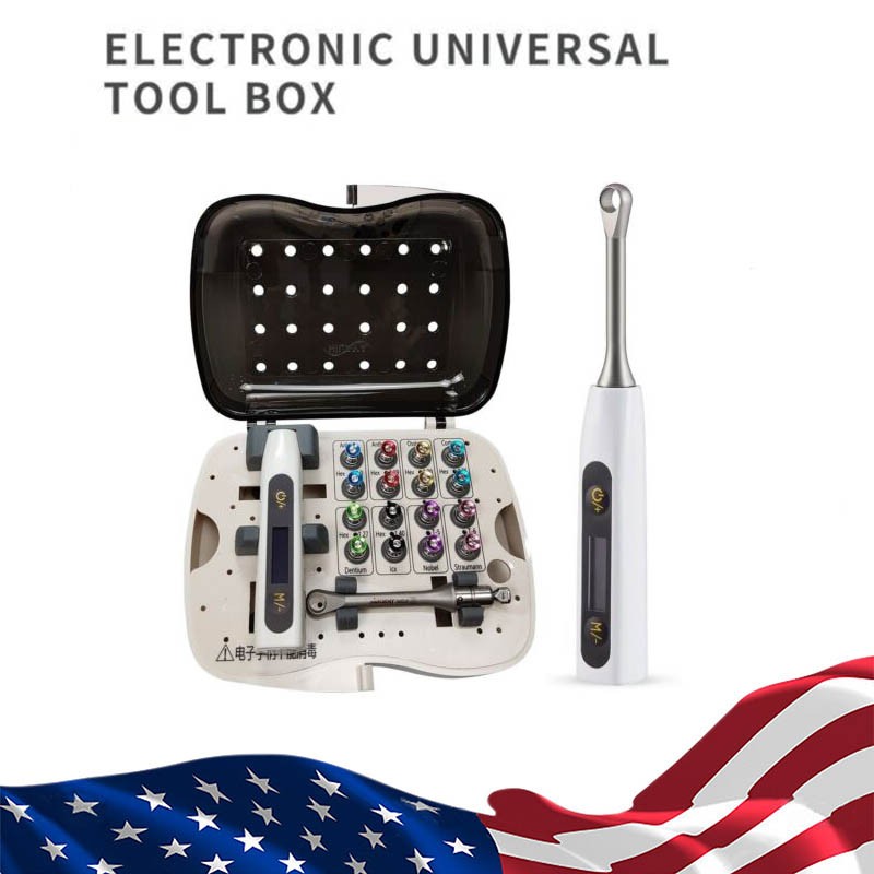 Electric Dental Universal Implant Prosthetic Kit Torque Wrench Screw Drivers