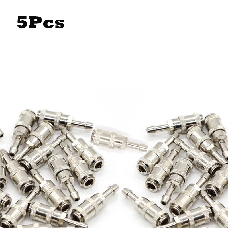 5pc Blood Pressure Cuff Connector Metal Air Hose NIBP Cuff Connector