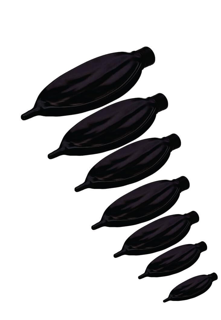 Anesthesia Breathing Bag Sizes 0.5-6Ltr. Black Rubber Bag Reusable pack of 5 pcs
