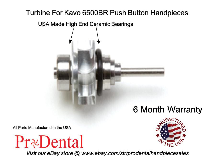 Kavo 6500 BR Push Button Dental Handpiece Turbine – ProDental
