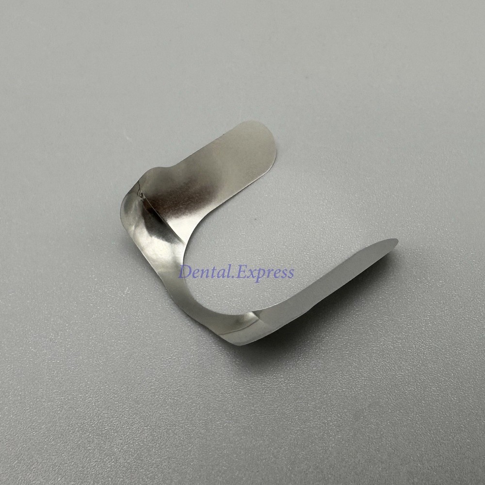 Dental Contoured Anterior Matrix Bands Restoration Metal Matrices System Twin M8