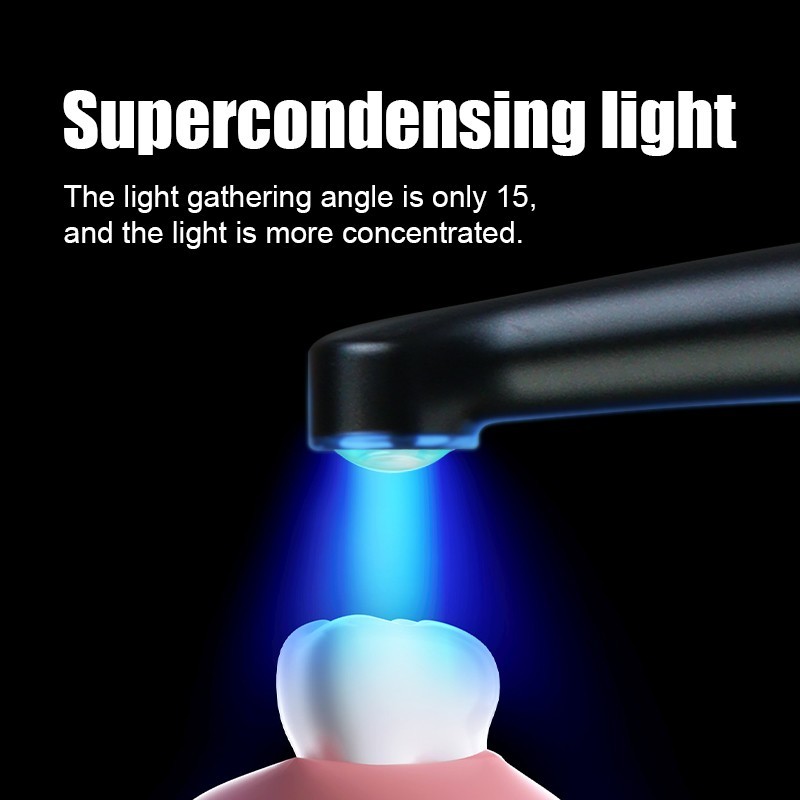 Dental LED Curing Light Photopolymerizer Resin Cure Lamp 1 Second Cure 3200mW/c㎡