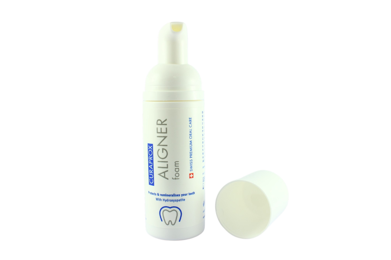 1pcs Dental Aligner Foam Curaprox 40ml Moisture Balance Plaque Control Care