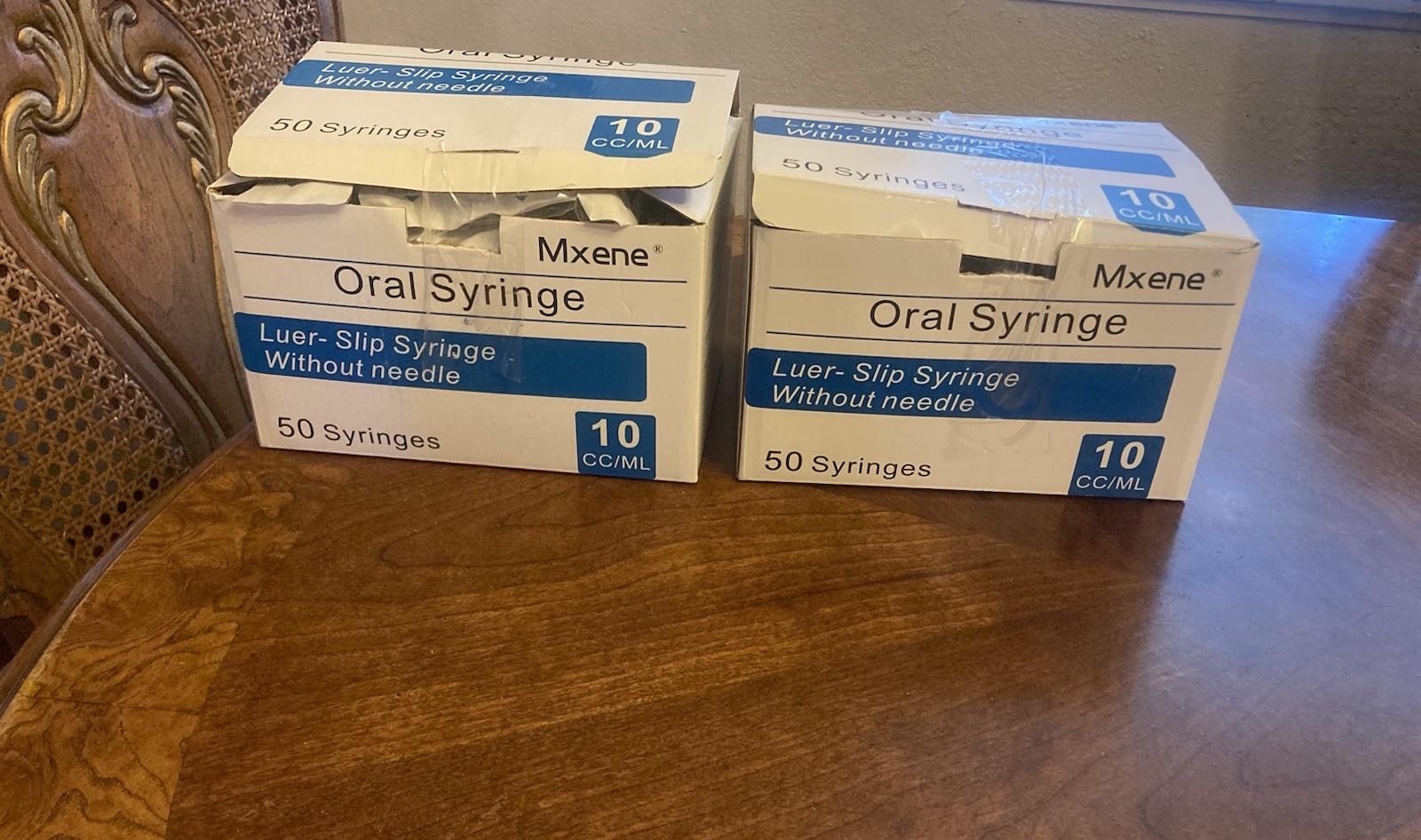 Mxene 50x 10ml Oral Syringes Luer Slip Tip No Needle Sterile Lot Of 2 Boxes