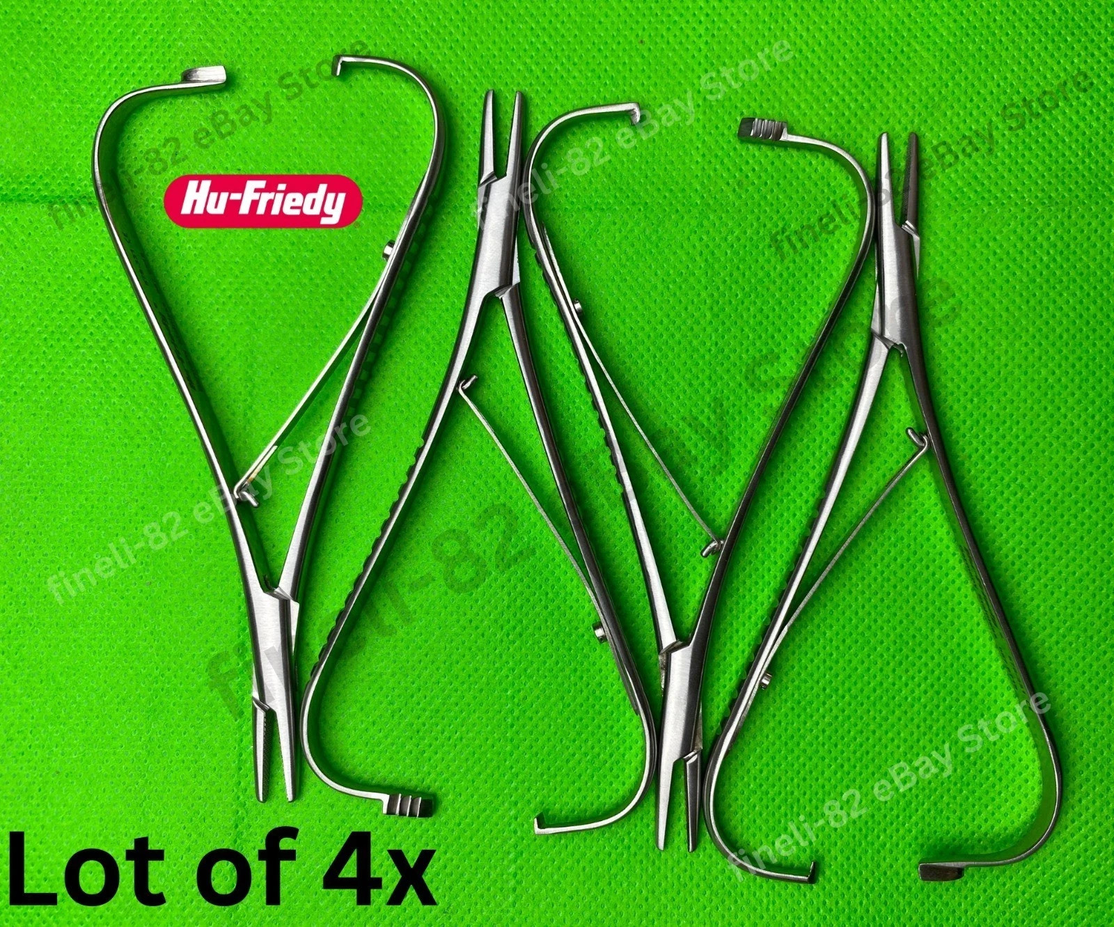 Lot of 4x Hu Friedy Mathieu Wide Tip Pliers Orthodontic Pliers 678-331