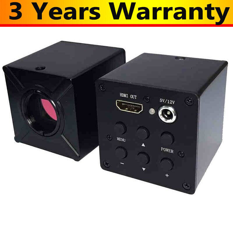 Black 2MP 1080P Industrial Camera Microscope Camera Color CCD #HOT