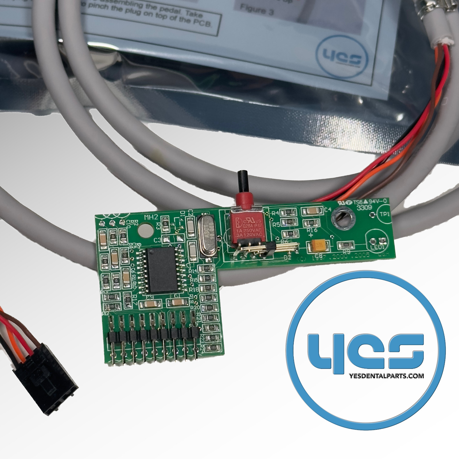 NEW Foot Control PCB and cable for Pelton Crane & Marus and DCI Dental Chairs