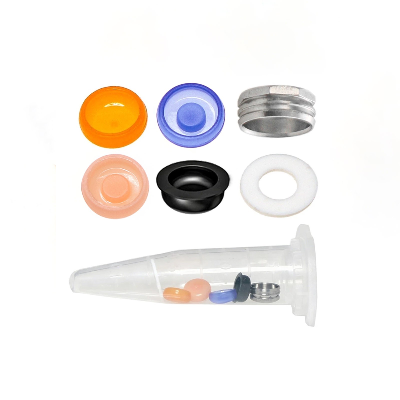 US 5/10Pcs Dental Overdenture Retention Caps for Locator Abutment